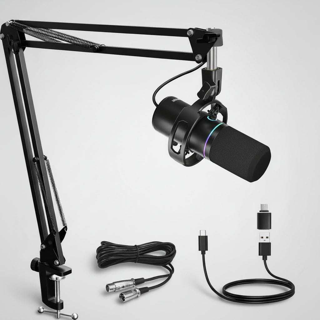 XLR/USB Dynamic Microphone Kit
