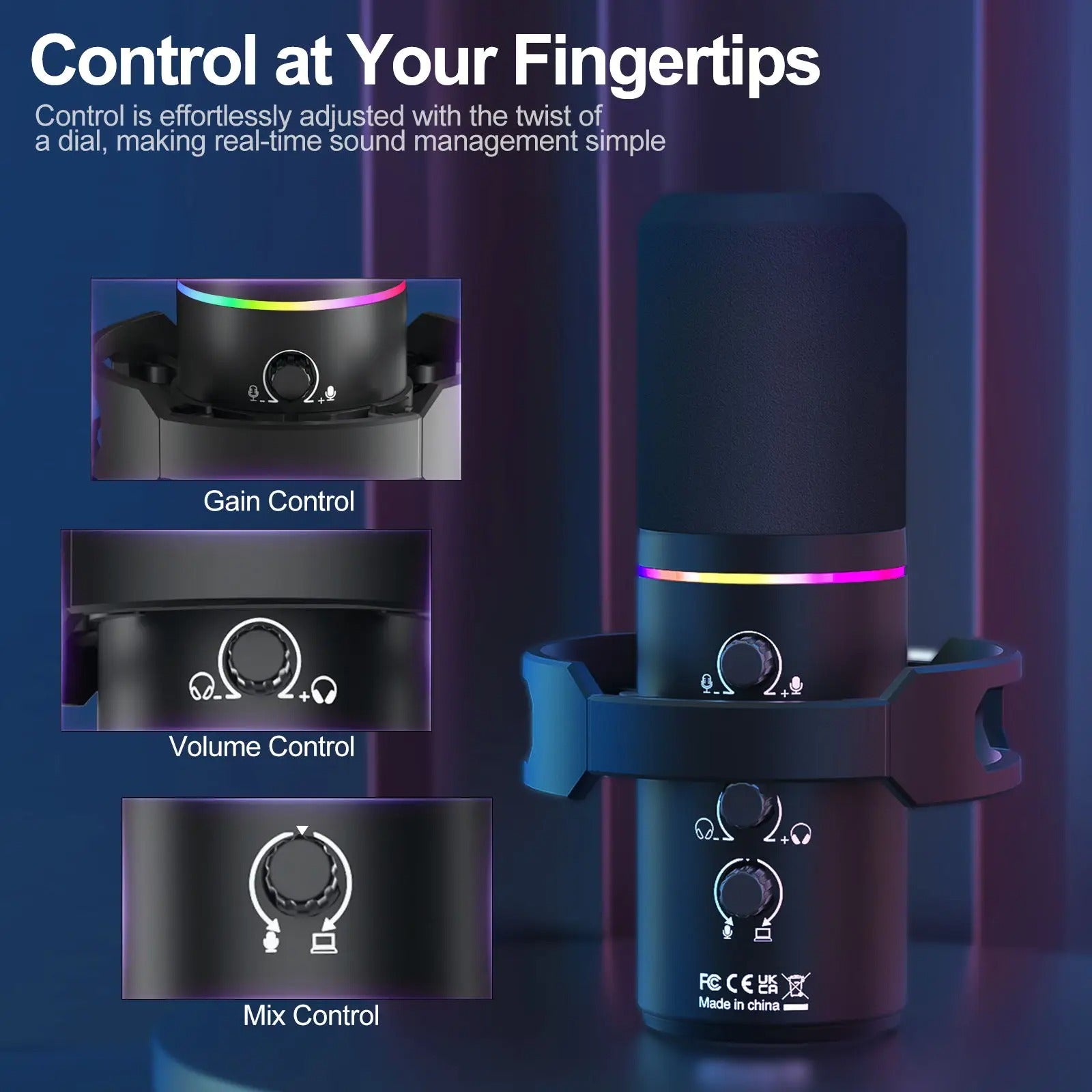 XLR/USB Dynamic Microphone Kit