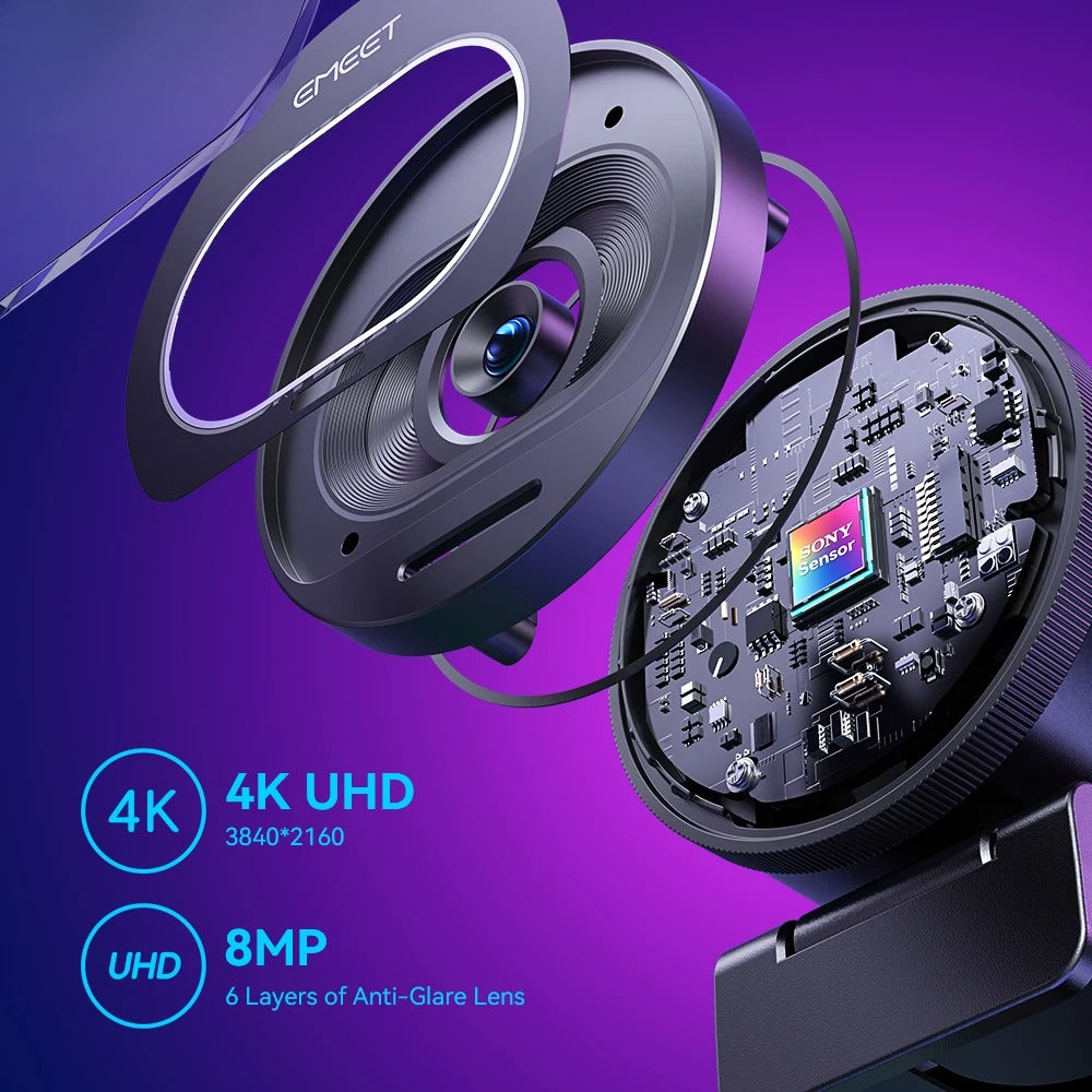 Webcam 4K Streaming EMEET S600